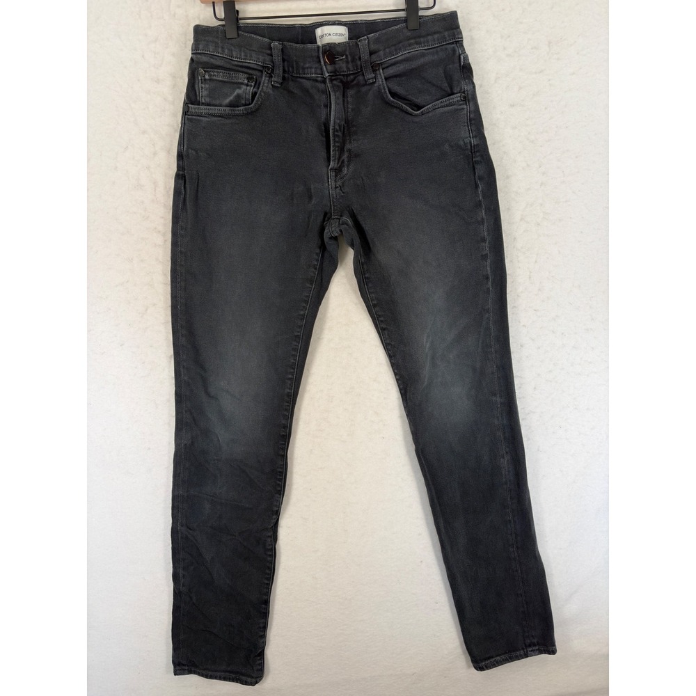 Cotton Citizen Mens Slim Fit Jeans Faded Black Made in USA Size 32